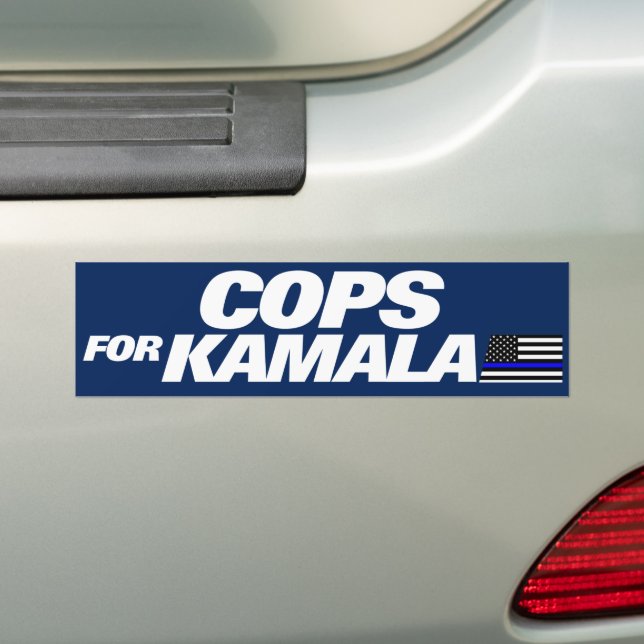 Autocollant De Voiture Les flics de Kamala Harris 2024 (En voiture)