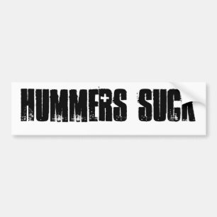 AUTOCOLLANT DE VOITURE LES HUMMER SUCENT