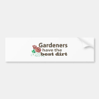 Autocollant De Voiture Les jardiniers ont la meilleure chemise !
