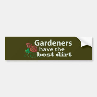 Autocollant De Voiture Les jardiniers ont la meilleure chemise !