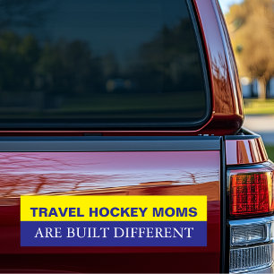 Autocollant De Voiture Les mamans de hockey sur glace sont faites différe