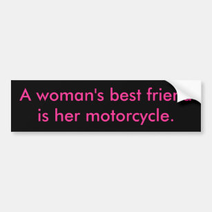Autocollant De Voiture Les meilleurs friendis d'une femme sa moto
