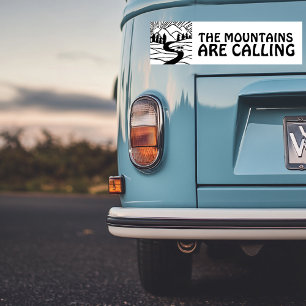 Autocollant De Voiture LES MONTAGNES APPELLENT vanlife camper RV