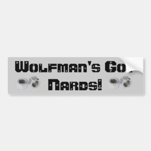 Autocollant De Voiture Les NARDS obtenus de Wolfman !