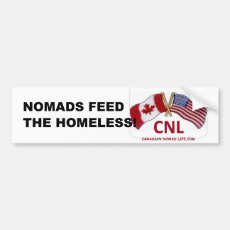 Autocollant De Voiture Les nomades alimentent le sans-abri