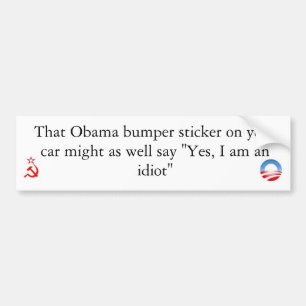 Autocollant De Voiture Les personnes d'autocollant d'Obama Bumer sont des