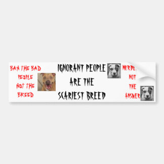 Autocollant De Voiture Les personnes ignorantes sont la race la plus