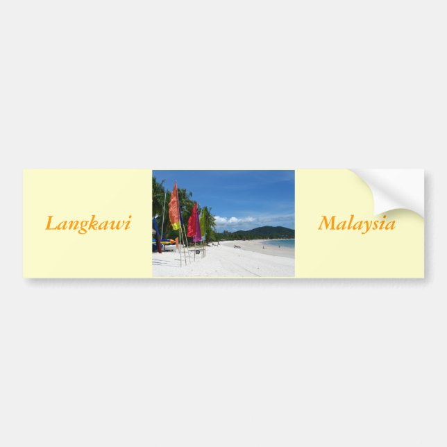 Autocollant De Voiture Les plages de Langkawi (Devant)