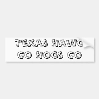 Autocollant De Voiture Les porcs du Texas HawgGo VONT