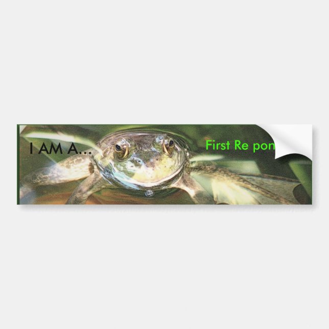 Autocollant De Voiture Les premiers au sujet de considèrent., JE SUIS A… (Devant)