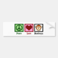 Les singes Peace Love