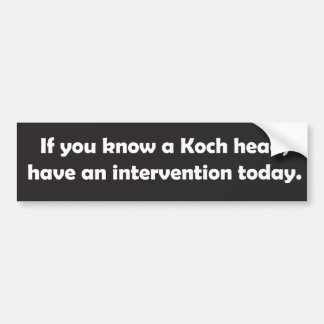 Autocollant De Voiture Les têtes de Koch sucent