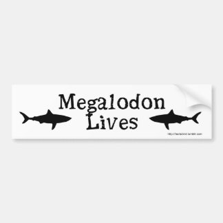Autocollant De Voiture Les vies de Megalodon ! Adhésif pour pare-chocs