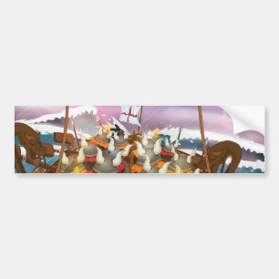 Autocollant De Voiture Les Vikings