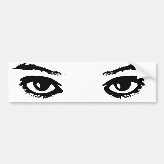 Autocollant De Voiture Les yeux l'ont (Devant)