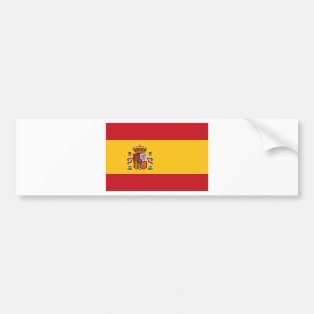 Autocollant De Voiture L'Espagne (Devant)