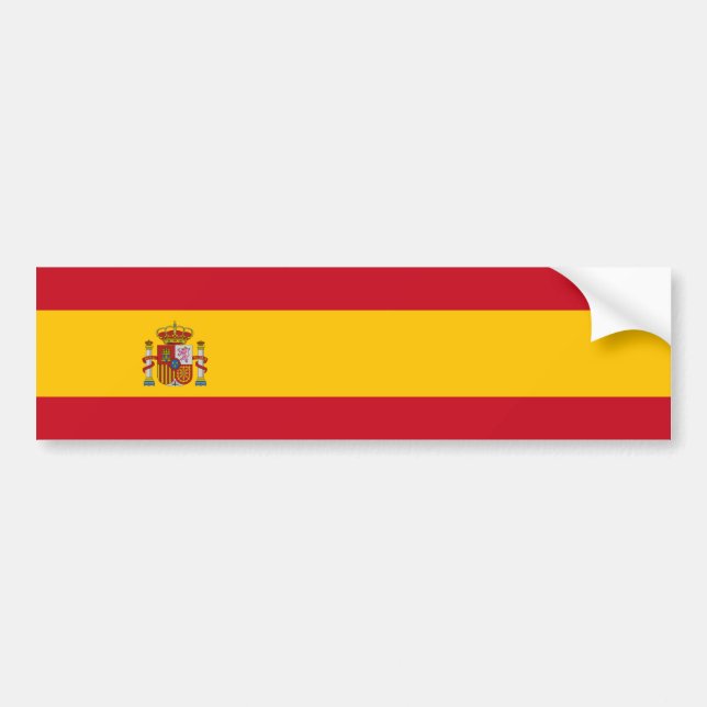 Autocollant De Voiture L'Espagne/drapeau espagnol (Devant)