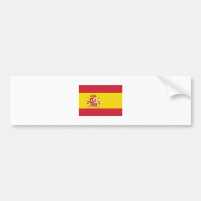 Autocollant De Voiture L'Espagne/drapeau espagnol (Devant)