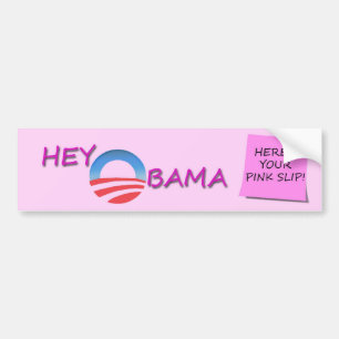 AUTOCOLLANT DE VOITURE LETTRE DE LICENCIEMENT D'OBAMA