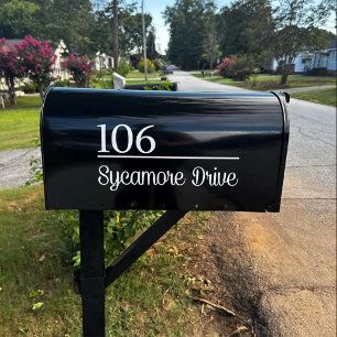 Autocollant De Voiture Lettres personnalisées pour numéro et adresse de b