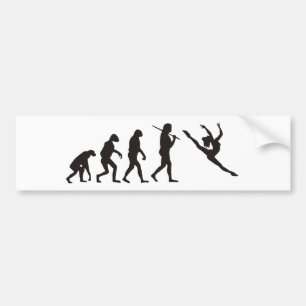 Autocollant De Voiture L'évolution du danseur