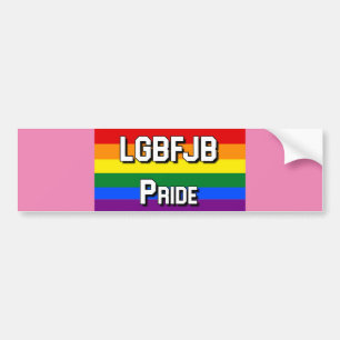 AUTOCOLLANT DE VOITURE LGBFJB