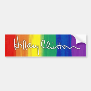 Autocollant De Voiture LGBT pour Hillary Clinton