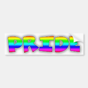 Autocollant De Voiture LGBT Pride Proud to be Gay Rainbow Bumper Sticker