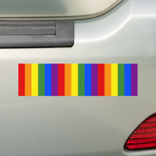 Autocollant De Voiture LGBT Pride Rainbow Stripe Motif