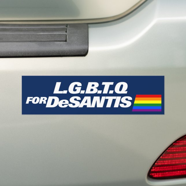 Autocollant De Voiture LGBTQ Pour DeSantis 2024 (En voiture)