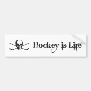 Autocollant De Voiture L'hockey est la vie