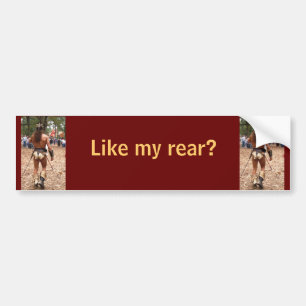 Autocollant De Voiture L'homme en tissu d'échine aiment mon arrière