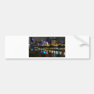 Autocollant De Voiture L'horizon renversant de Yarra et de Melbourne la