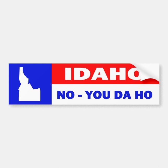 AUTOCOLLANT DE VOITURE L'IDAHO (Devant)