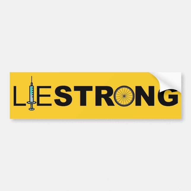 Autocollant De Voiture LIESTRONG - Lance Armstrong (Devant)