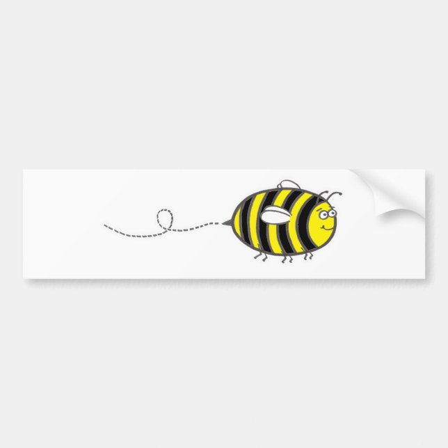 Autocollant De Voiture Ligne d'abeille (Devant)
