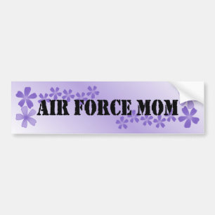 Autocollant De Voiture Lilas de maman de l'Armée de l'Air