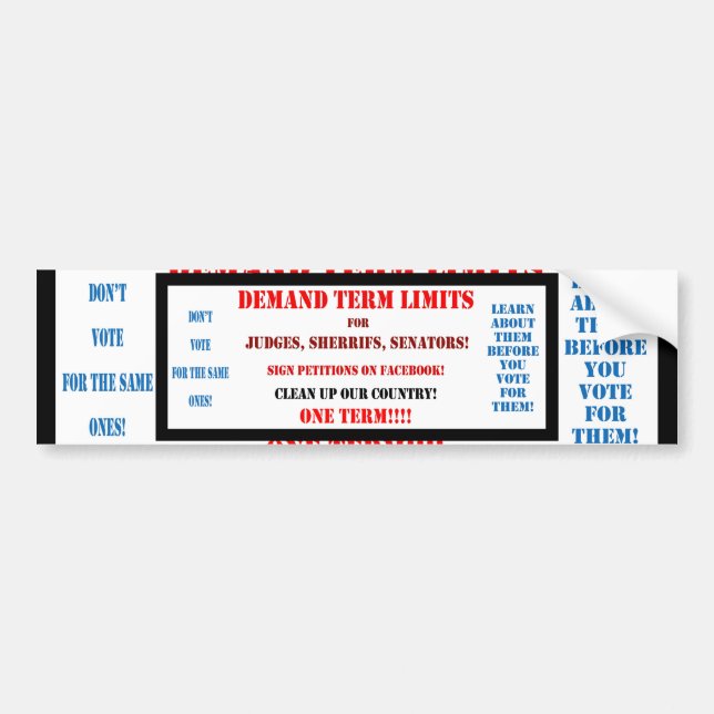 Autocollant De Voiture LIMITES FINALES d'adhésifs pour pare-chocs (Devant)