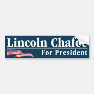 Autocollant De Voiture "Lincoln Chafee pour le président