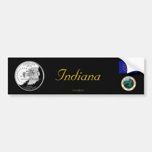AUTOCOLLANT DE VOITURE L'INDIANA
