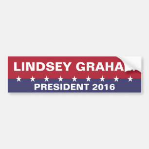 Autocollant De Voiture LINDSEY GRAHAM pour le président 2016