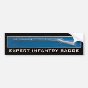 Autocollant De Voiture L'infanterie experte Badge