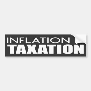 Autocollant De Voiture L'inflation est une taxe contre Joe Biden