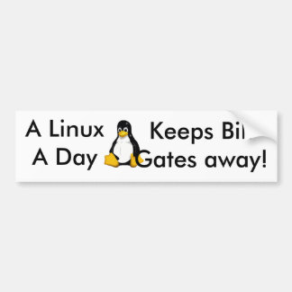 Autocollant De Voiture Linux par jour…