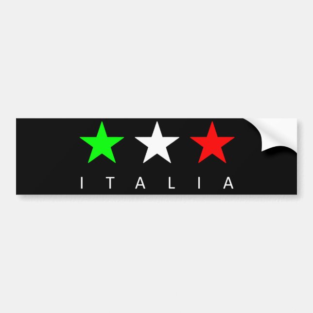 Autocollant De Voiture L'Italie (Devant)