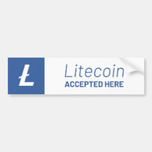 Litecoin Accepté Ici Sticker Decal