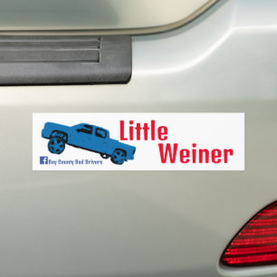Autocollant De Voiture Little Weiner Square