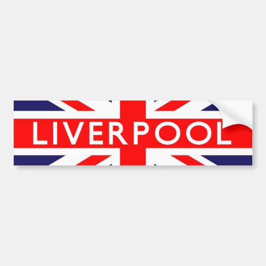 Autocollant De Voiture Liverpool Drapeau Britannique Zazzle Fr