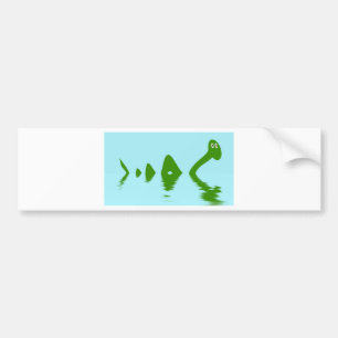 Autocollant De Voiture Loch Ness Monster (Vert)