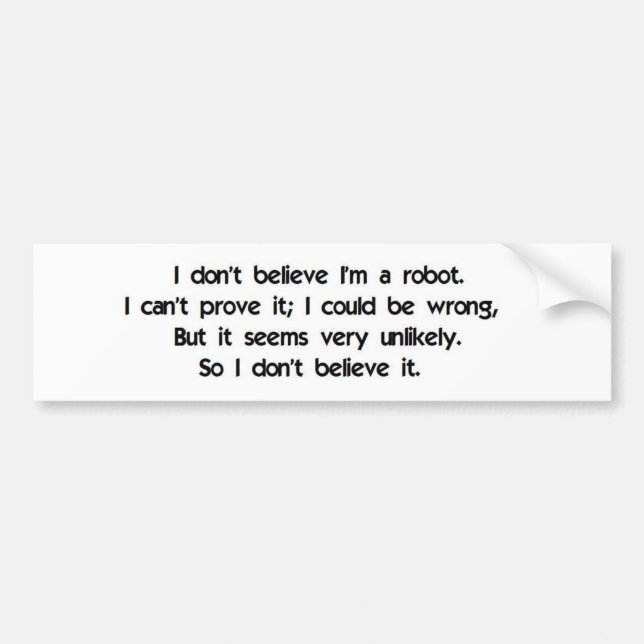 Autocollant De Voiture Logique de robot (Devant)